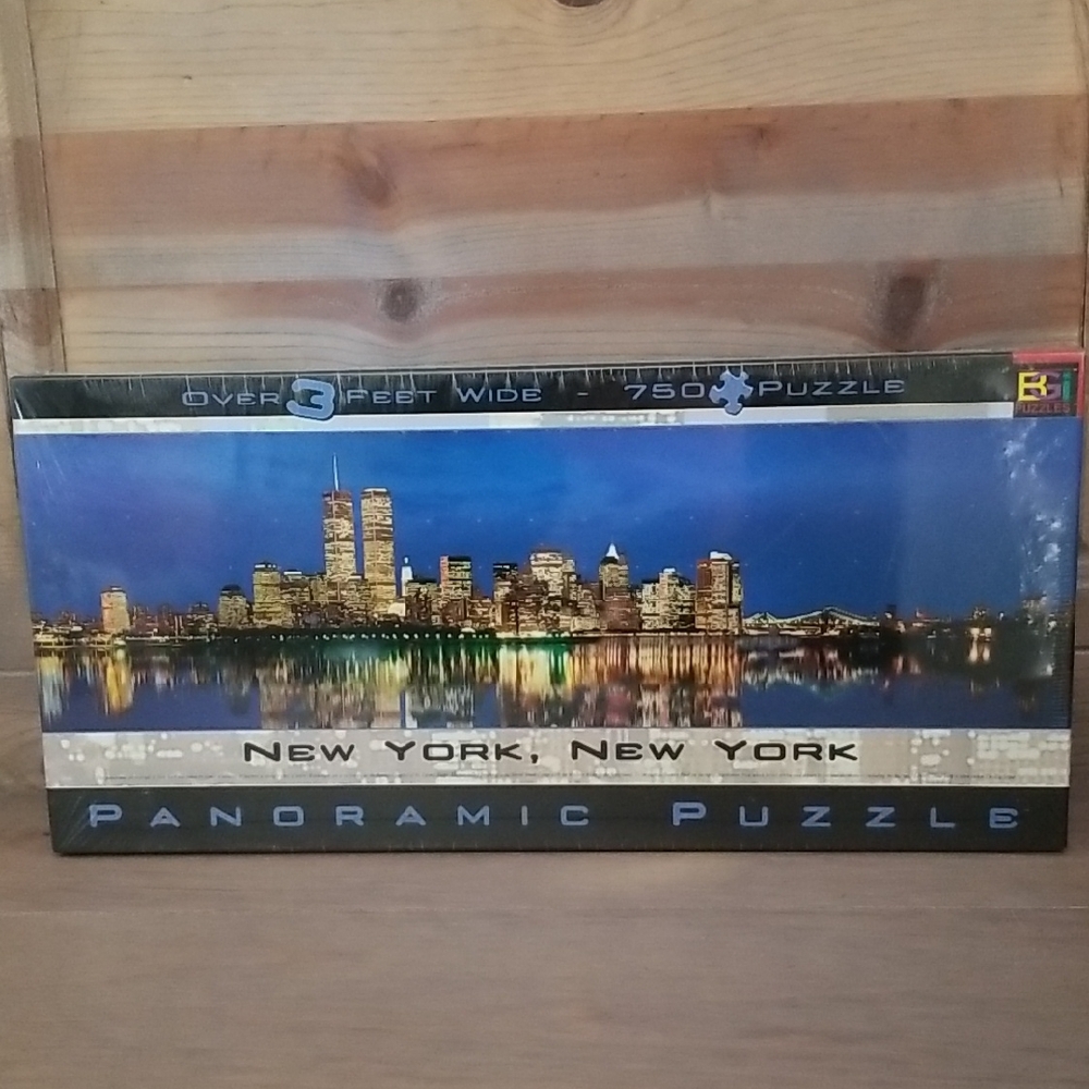 Vintage Pre 9/11 New York City Skyline Panoramic Puzzle
